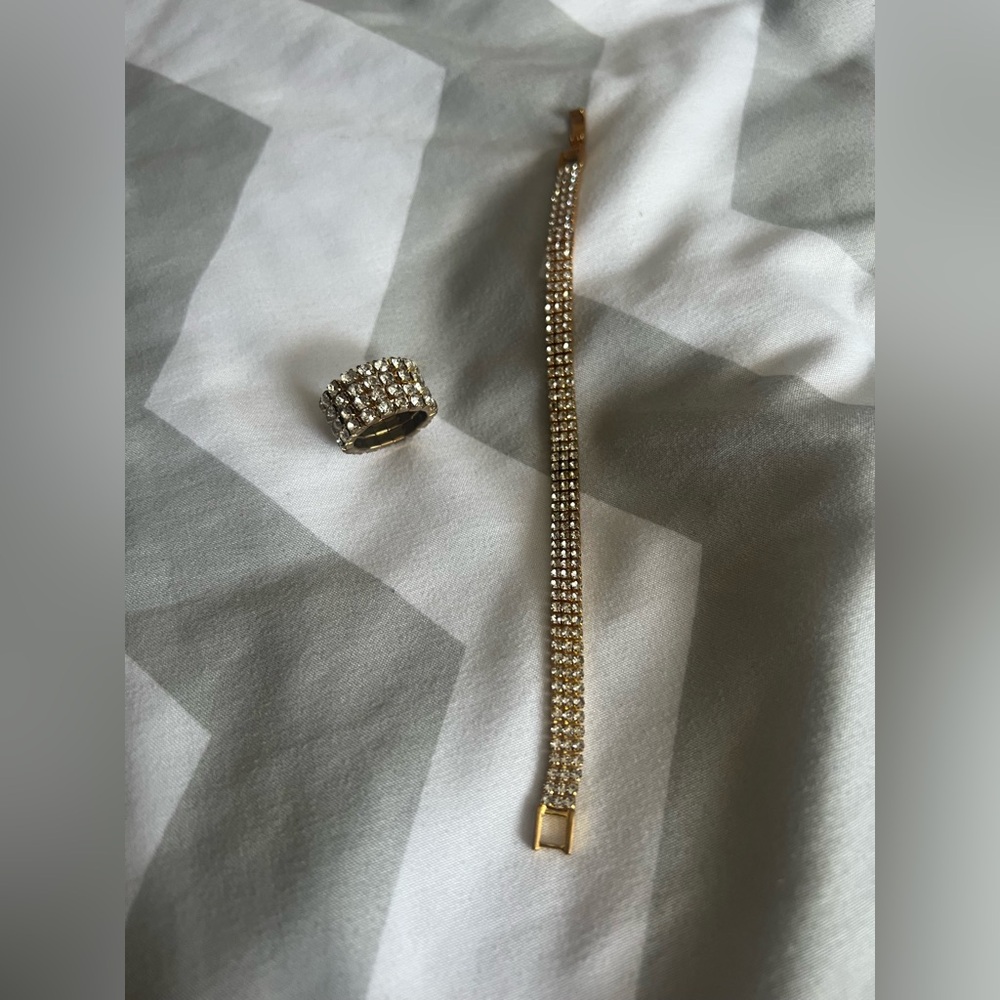 Bracelet and ring set